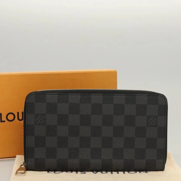 LOUIS VUITTON Damier Graphite Zippy Organizer Long Wallet - Picture 1 of 16